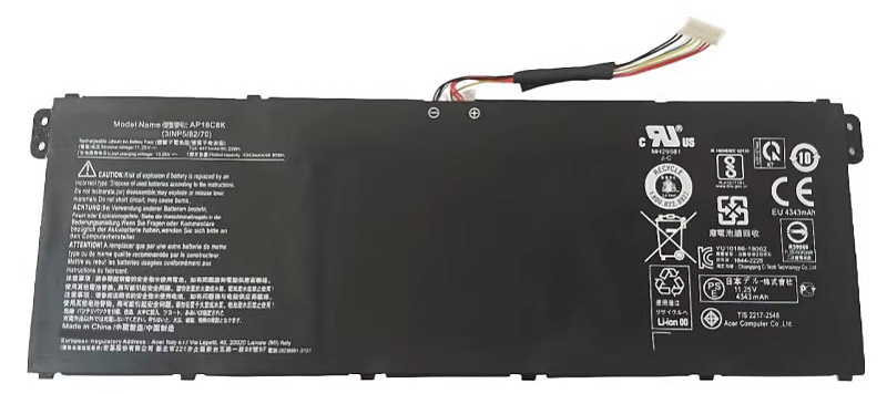 Datorbatteri Ersättning för  Acer Chromebook-314-(C933)-Series
