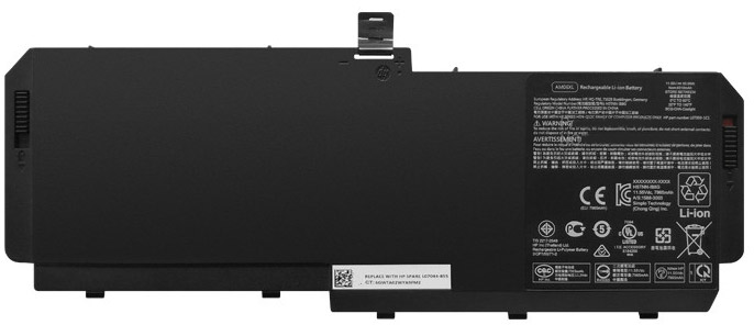 Datorbatteri Ersättning för  HP ZBook-17-G6-Series