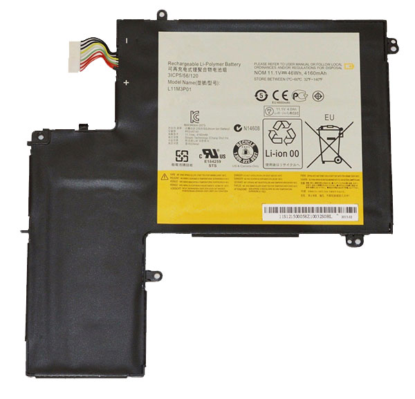 Datorbatteri Ersättning för  Lenovo IdeaPad-U310-43752BU