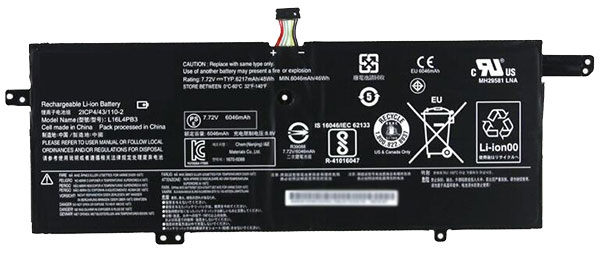 Datorbatteri Ersättning för  lenovo IdeaPad-720S-13IKBR(81BV0057GE)