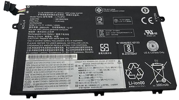 Datorbatteri Ersättning för  lenovo ThinkPad-E485-Series