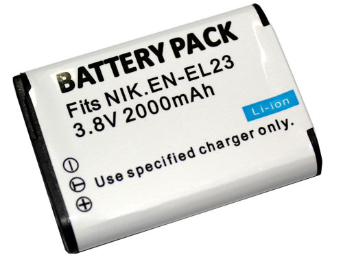 Kamerabatteri Ersättning för  nikon ENEL23