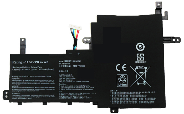 Datorbatteri Ersättning för  Asus VivoBook-15-M513UA-Series