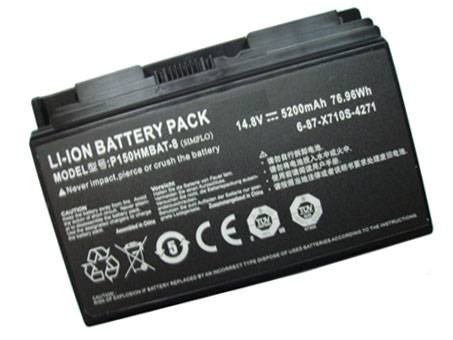 Datorbatteri Ersättning för  CLEVO 6-87-X510S-4J7