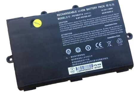 Datorbatteri Ersättning för  CLEVO 6-87-P870S-4271