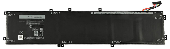 Datorbatteri Ersättning för  Dell XPS-15-9550-Series