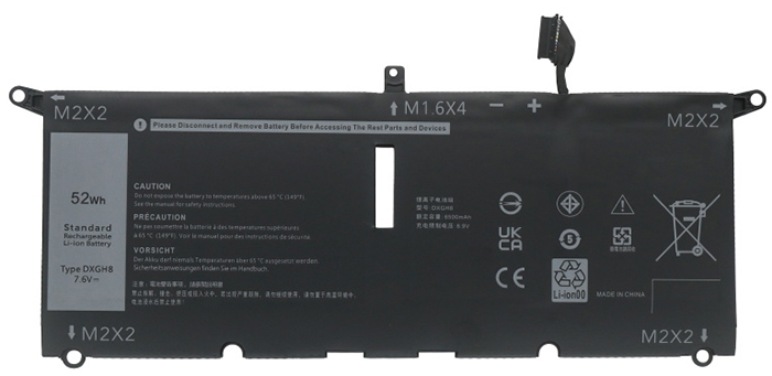 Datorbatteri Ersättning för  dell Vostro-5391-Series