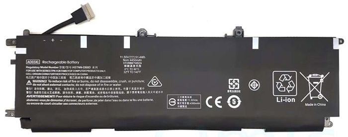 Datorbatteri Ersättning för  HP 921409-2C1