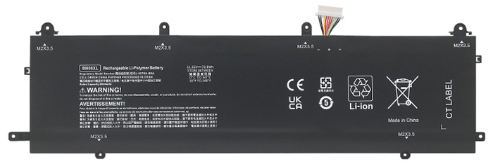 Datorbatteri Ersättning för  HP L68235-1C1