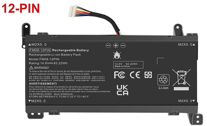 Datorbatteri Ersättning för  Hp HSTNN-LB8A