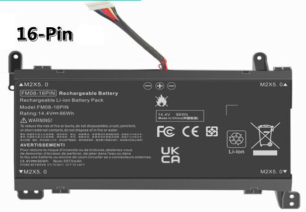 Datorbatteri Ersättning för  Hp OMEN-17-an006TX