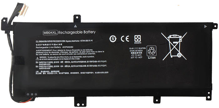 Datorbatteri Ersättning för  hp 843538-541