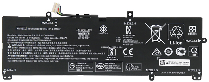 Datorbatteri Ersättning för  HP L28076-005