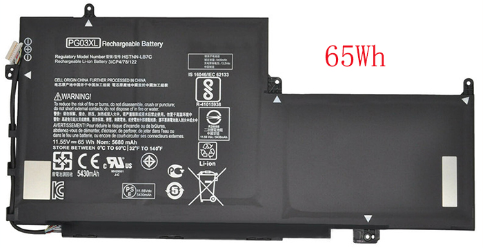 Datorbatteri Ersättning för  Hp 831532-421