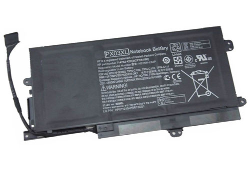 Datorbatteri Ersättning för  HP 715050-001