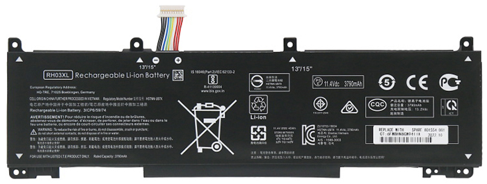 Datorbatteri Ersättning för  hp HSTNN-DB0B