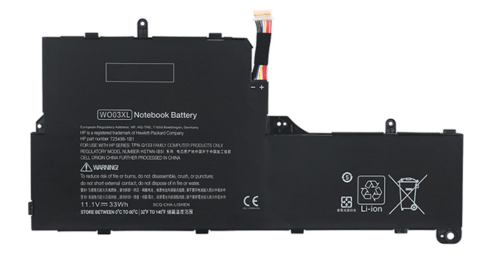 Datorbatteri Ersättning för  HP Split-13-M-Series