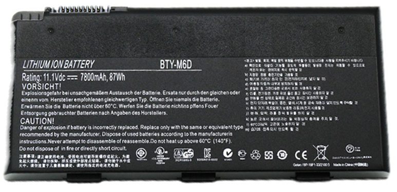 Datorbatteri Ersättning för  MSI E6603 Series