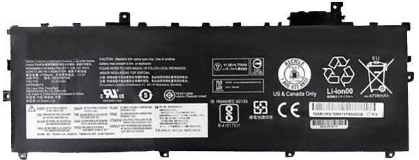 Datorbatteri Ersättning för  LENOVO ThinkPad-X1-Carbon-G6-20KH006MGE