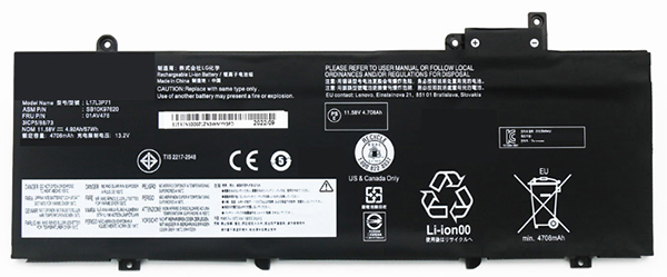 Datorbatteri Ersättning för  Lenovo SB10K97620