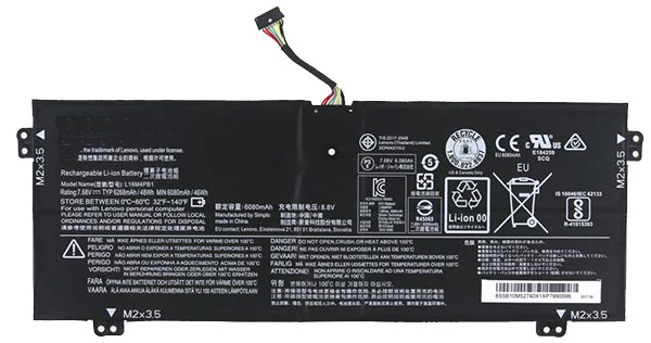 Datorbatteri Ersättning för  LENOVO L16M4P61