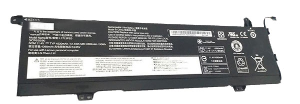 Datorbatteri Ersättning för  Lenovo Yoga-730-15IWL-81JS0022GE