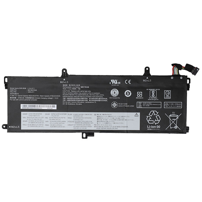 Datorbatteri Ersättning för  LENOVO SB10T83122