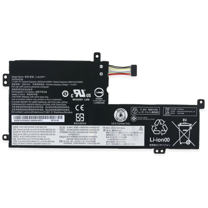 Datorbatteri Ersättning för  lenovo 5B10T03403