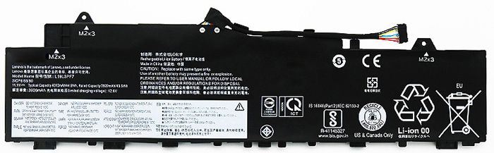 Datorbatteri Ersättning för  lenovo IdeaPad-5-14ALC05-Series
