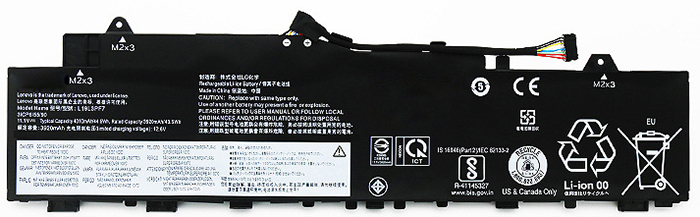 Datorbatteri Ersättning för  Lenovo IdeaPad-5-14ITL05-Series