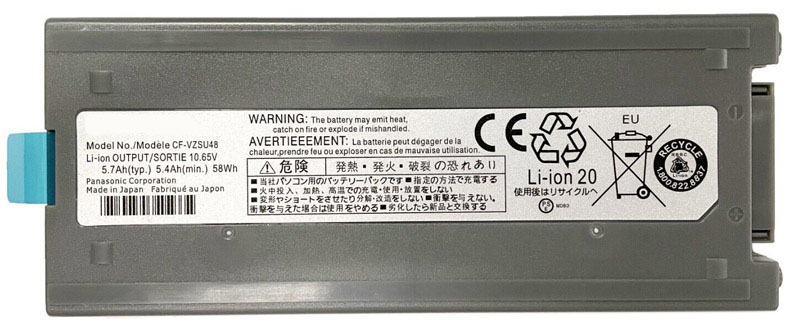 Datorbatteri Ersättning för  Panasonic CFVZSU48