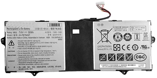 Datorbatteri Ersättning för  samsung NP900X3N-K03US