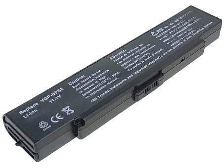 Datorbatteri Ersättning för  SONY VAIO VGN-FS625B/W