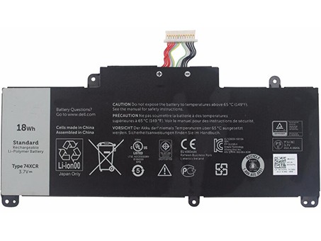 Datorbatteri Ersättning för  dell 074XCR